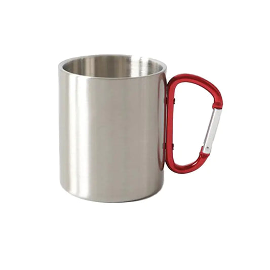 Stainless Steel Double Wall Carabiner Mug 10oz